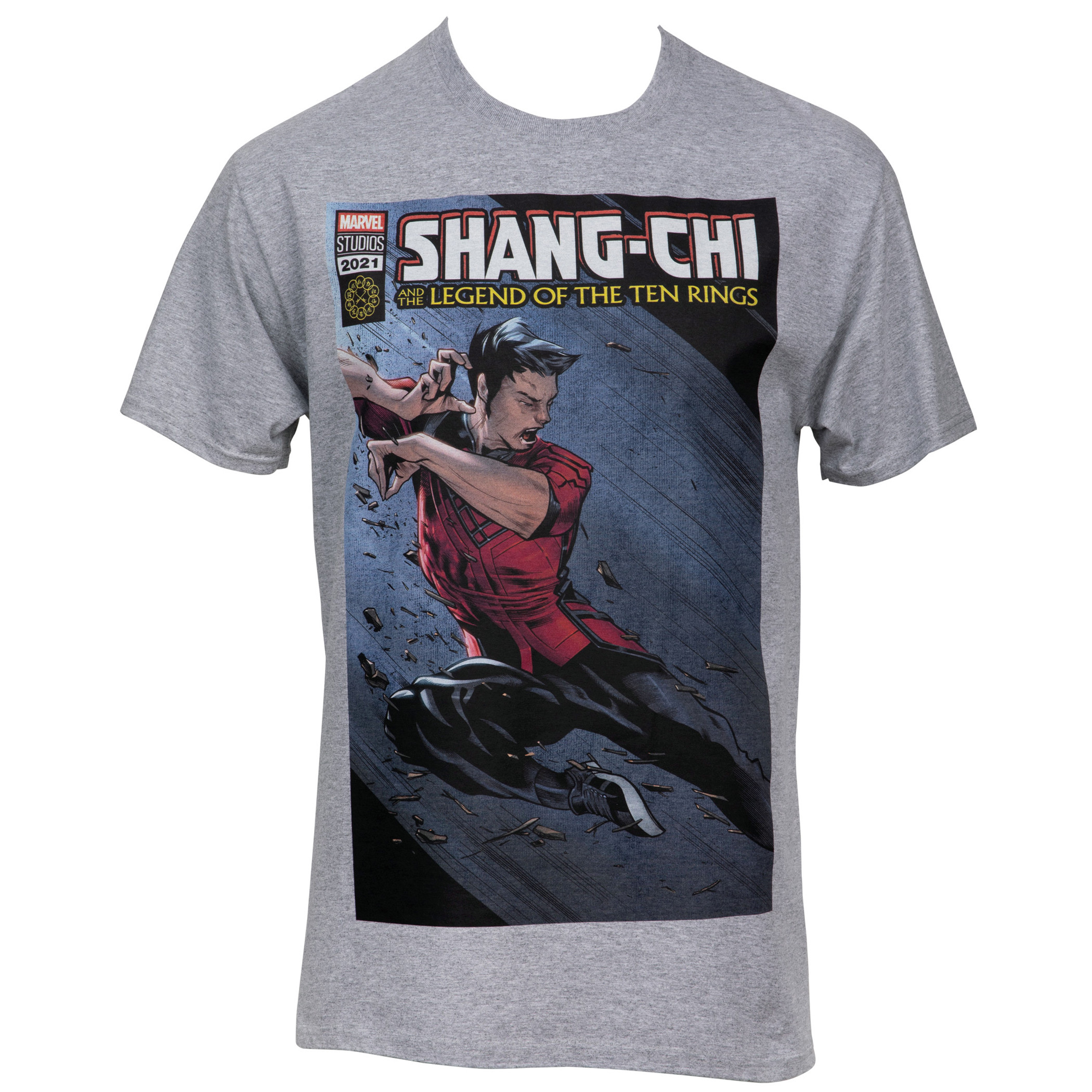 Marvel Shang-Chi and The Legend of the Ten Rings Comic Cover T-Shirt